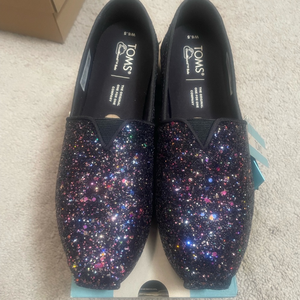 toms alpargata multi glitter
